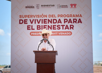 SUPERVISA DURAZO CONSTRUCCIÓN DE VIVIENDAS DEL BIENESTAR EN NAVOJOA; ENTREGARÁ 20 MIL HOGARES ANTES DE FINALIZAR SU SEXENIO