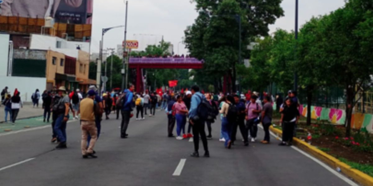 CNTE Y OTROS GRUPOS SE MOVILIZARÁN HOY HACIA EL ESTADIO CDMX; HABRÁ 5 MANIFESTACIONES