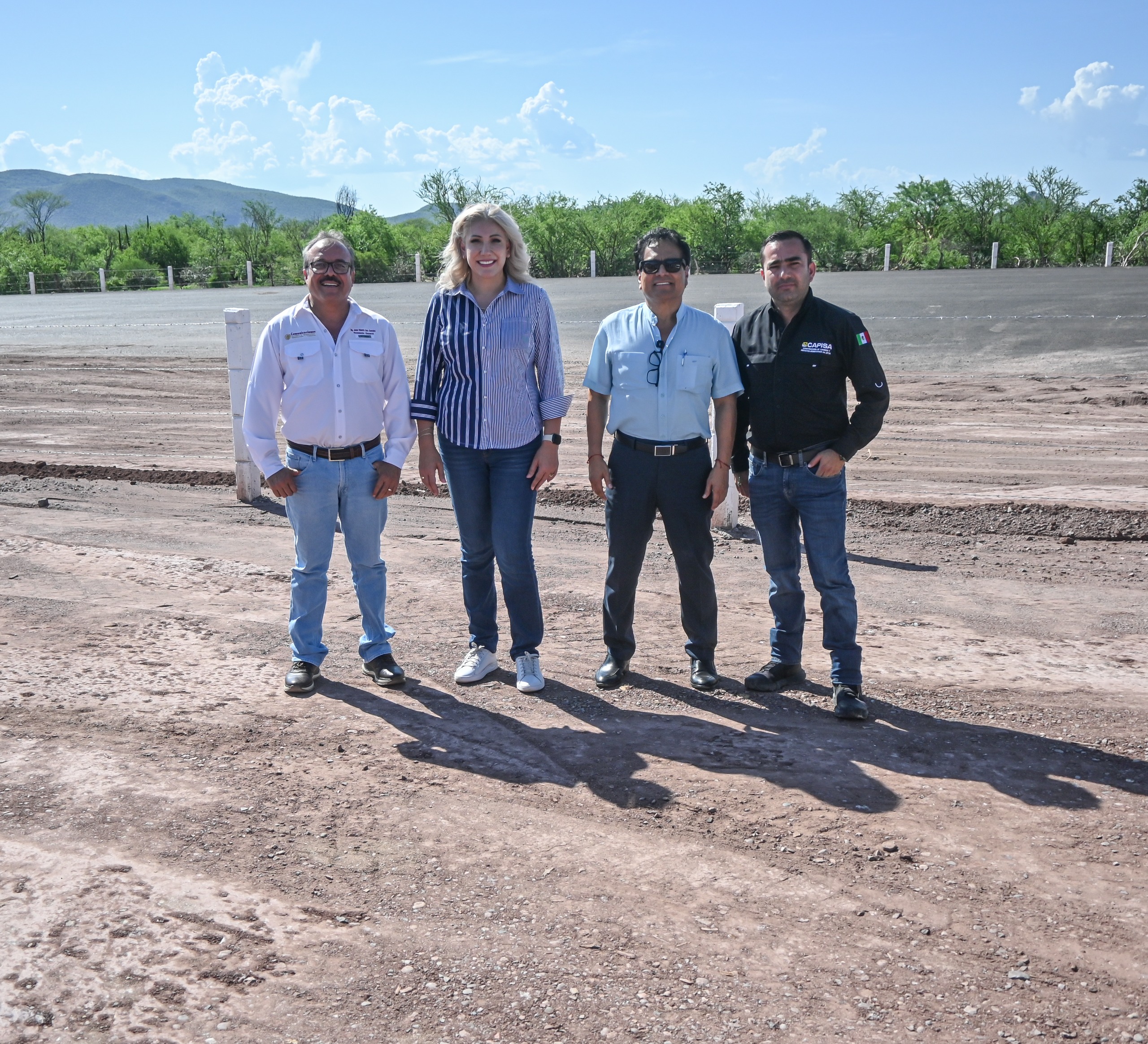 REALIZA CLAUDIA SANTACRUZ RECORRIDO CON DELEGADO DEL SICT Y SUPERVISAN OBRAS ESTRATÉGICAS PARA CAJEME