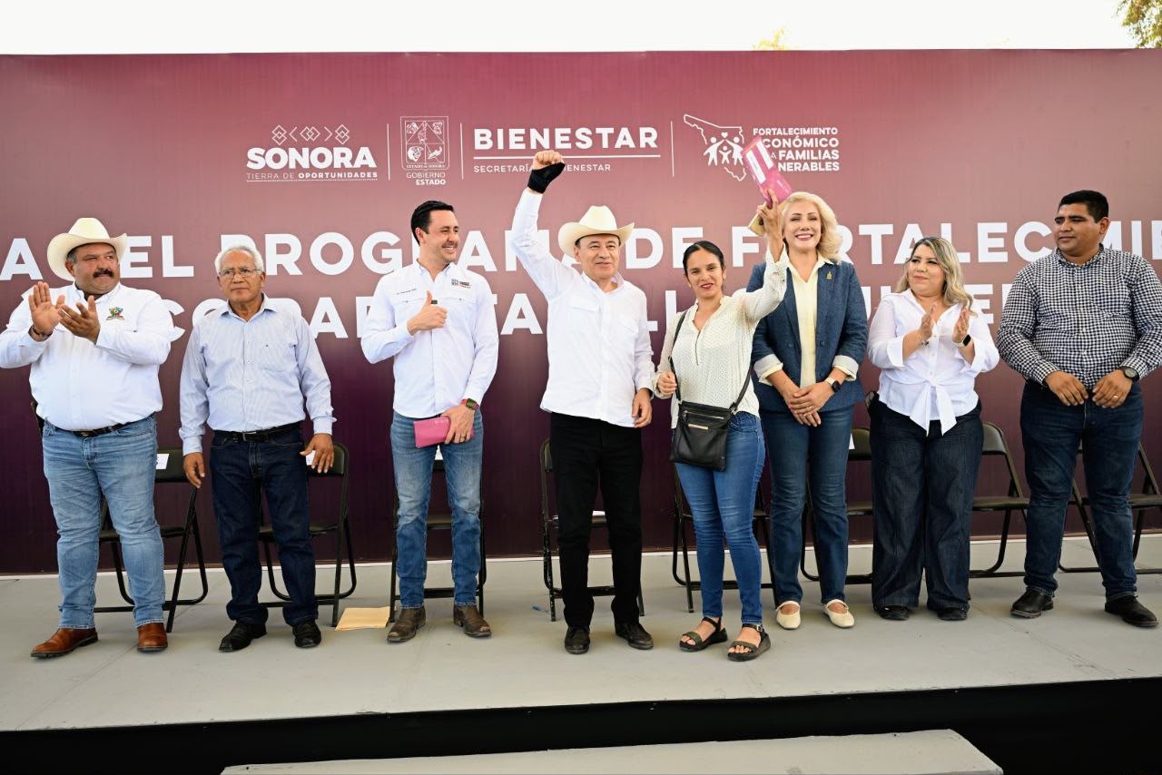 GOBERNADOR DURAZO ENTREGA SEGUNDO PAGO DE TARJETA DE OPORTUNIDADES: BENEFICIA A 16 MIL FAMILIAS