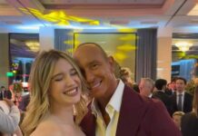 Andrea Legarreta y Erik Rubín celebran graduación de Mía