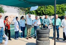 EN LUCHA CONTRA ARBOVIROSIS PONEN EN MARCHA CAMPAÑA CAJEME MÁS LIMPIO LLANTATÓN 2024*