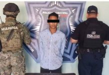 D3TIENE LA POLICÍA MUNICIPAL A SUJETO POR D3LIT0 CONTRA LA SALUD*