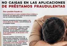 4lerta Unidad Cibernética por aplicaciones de préstamos fr4udul3ntas